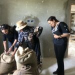 Visite de suivi de la parcelle des épices  en conversion vers le bio à Beni ayech Korba